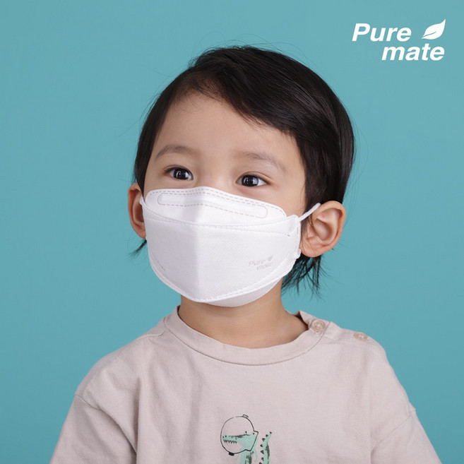 퓨어메이트 KF80 초초소형 마스크 화이트 30p 영유아, 6세트, 5개입, KF80대형화이트