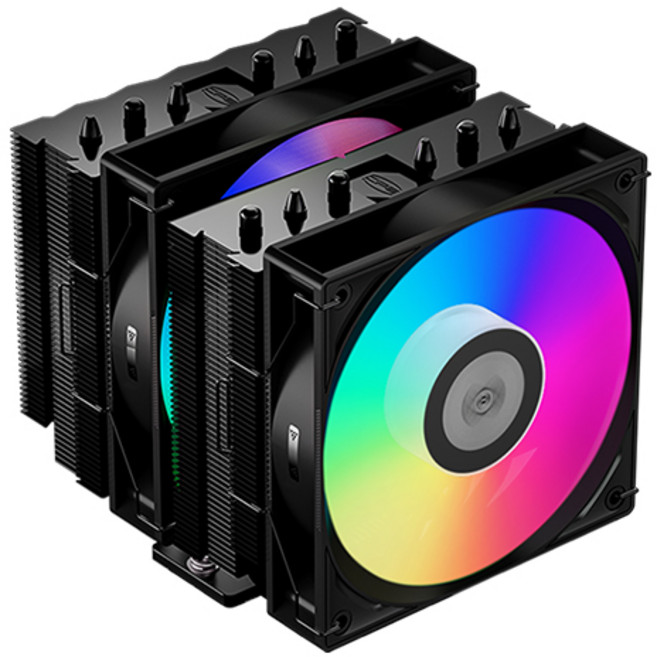PCCOOLER CPS RT620 PRO ARGB 카본스틸, 1개, 블랙