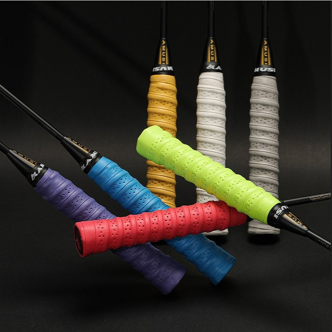배드민턴 쿠션 그립 테이프 6개입 논슬립 고급 쿠션, 6개, 혼합
