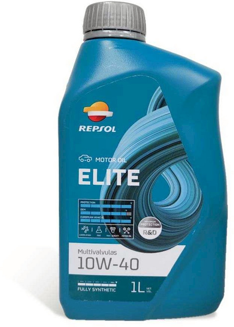 REPSOL ELITE Multivalvulas 全合成機油, 1L, 10w40, 1個