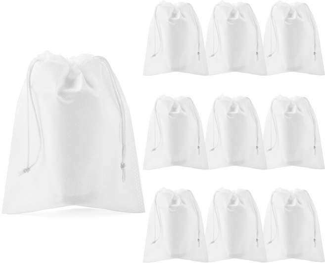 부직포 주머니 더스트백 10장, 화이트