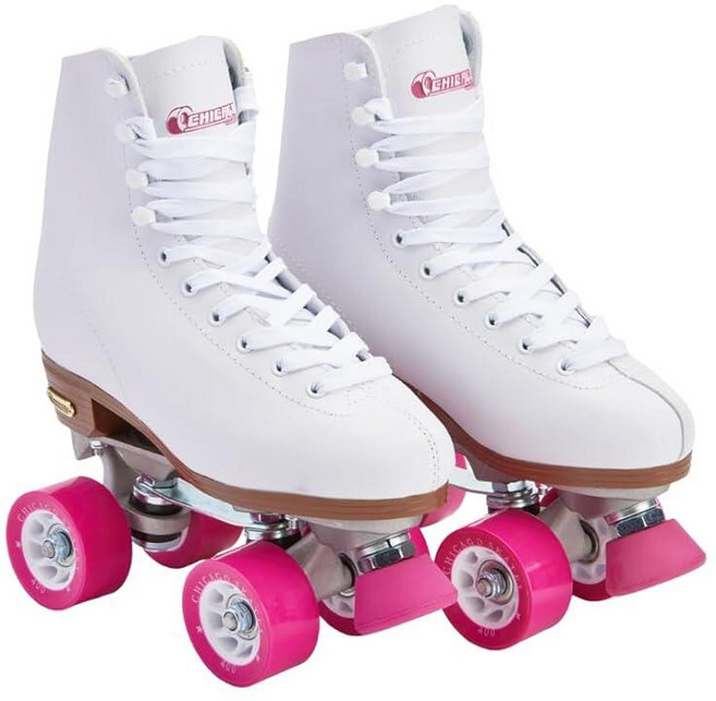 Chicago Skates 여성용 클래식 롤러 스케이트 - 화이트 링크 172783, White