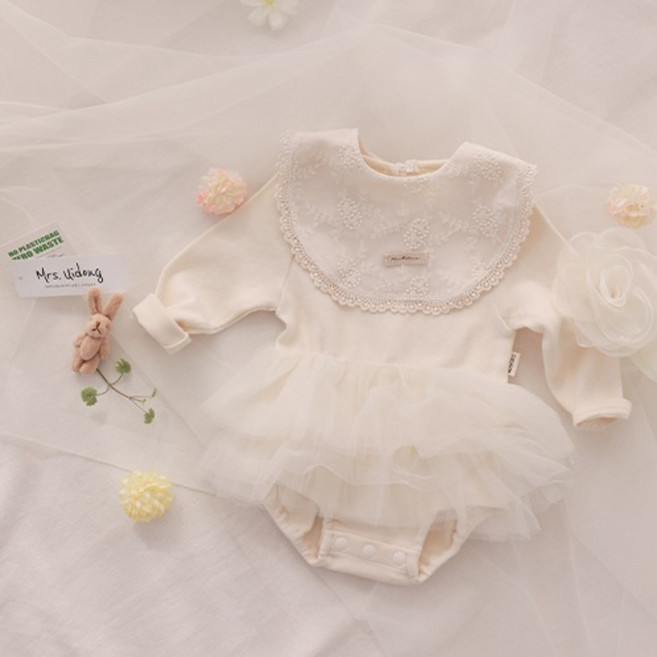 [출산백일선물] 우이동금손 로라 레이스 3종선물세트 (선물포장)