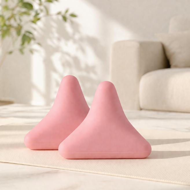 마마마켓 장요근 스트레칭 마사지 세트, 핑크, 2개