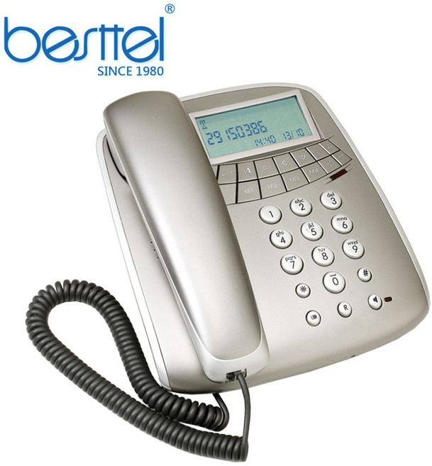 besttel 時尚瑞典 歐風精品電話 S-500, 銀色