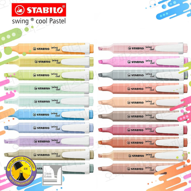 스타빌로 스윙쿨 파스텔 4색세트&6색세트&8색세트&단품 신컬러, 137 머드 그린