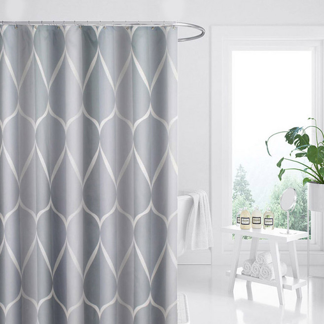 바란스커튼-헤링본 그레이-중형/대형 / 국내 당일발송-신데렐라 데코