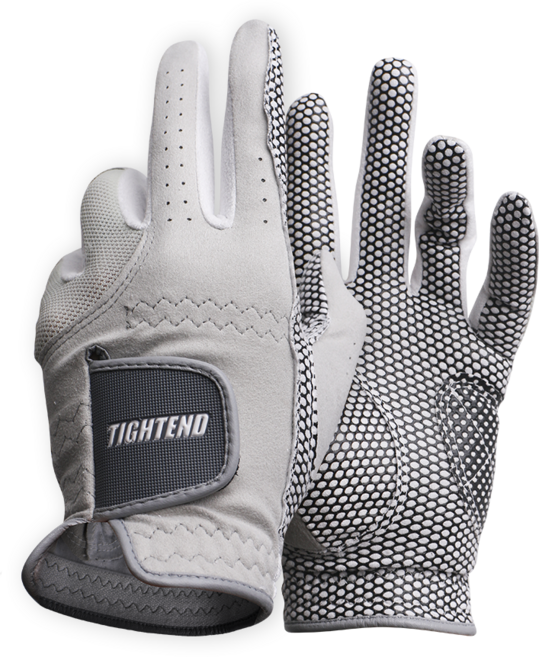 타이트엔드 극세사 메쉬 파크 골프장갑(양손), 1세트, 그레이