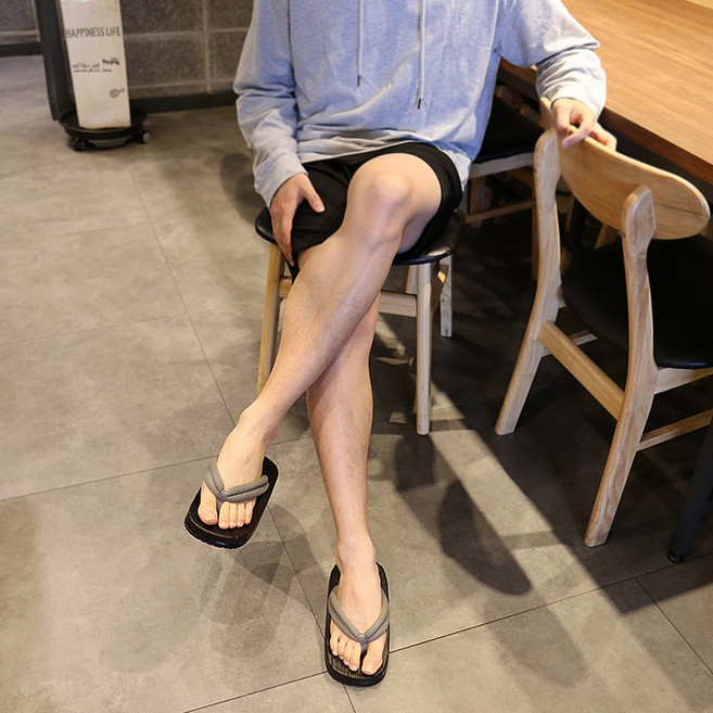 자체제작 3.5cm 도쿄쪼리 남자 여자 쪼리 커플 조리 나막신 게다 플립플랍 여름 휴가 일본 해외여행 남성 여성 쪼리