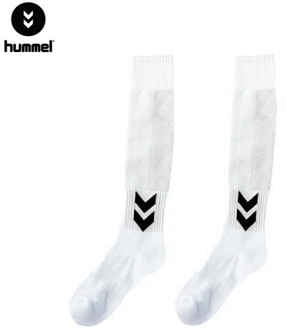 험멜 축구스타킹 성인용-축구양말 26호 1켤레, 백/검