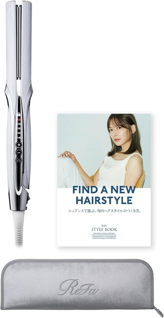 ReFa STRAIGHT IRON PRO 리파 스트레이트 고데기일본 한정판매, 화이트