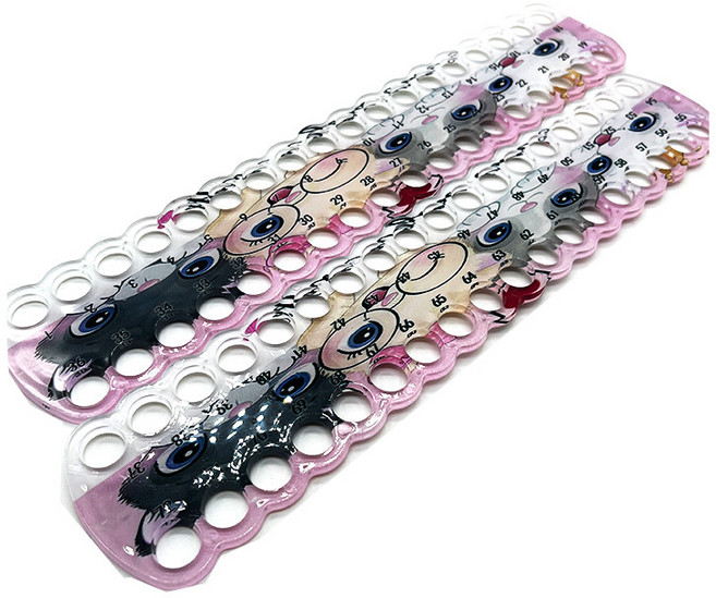 亞克力線板 十字繡排線器 1-74號兩片 大孔加厚塑膠穿線板 理線神器/插針穿線/取線收線/備線理線, 1個, 72號孔位2塊闆亞剋力綫闆