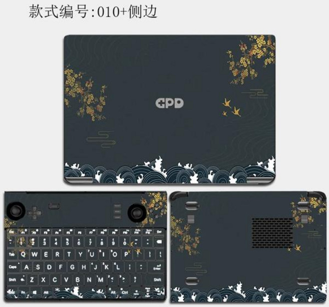 프리컷 1xTop1xPalmrest1xBottom사이드 스킨 스티커 커버 케이스 보호 필름 2022 GPD WIN MAX 2 10.1 2023 Win Mini 7 2024, [04] 2024 GPD Win Mini 7, [02] Style 10, 1개