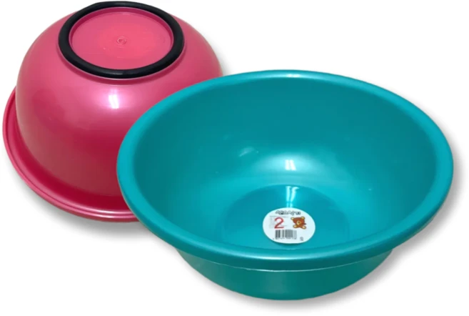 나코 미끄럼방지 대접 플라스틱대야 욕실 주방 싱크대 설거지 센스식기 바가지, 식기4호그린, 1개 - 쿠팡