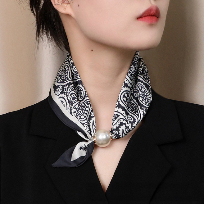 소울린느 사용이 간편한 자석패치 진주볼 쁘띠 스카프 (4types)