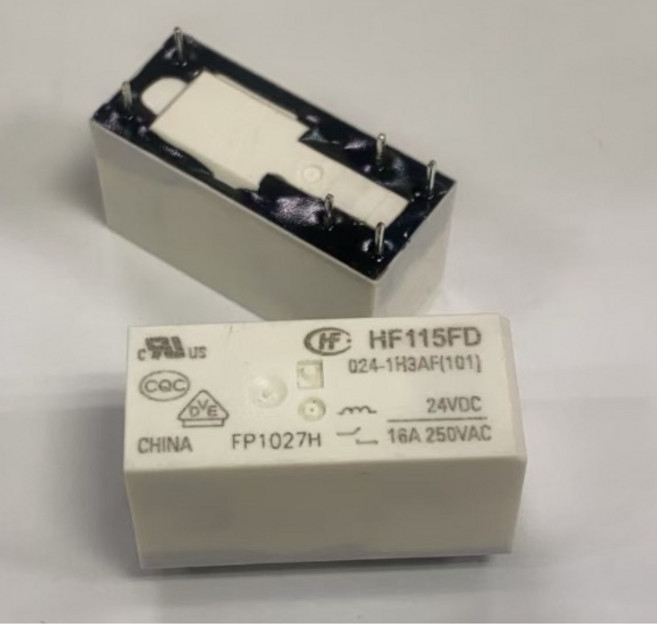 HF 繼電器 HF115FD 24V 16A 6腳, 1個