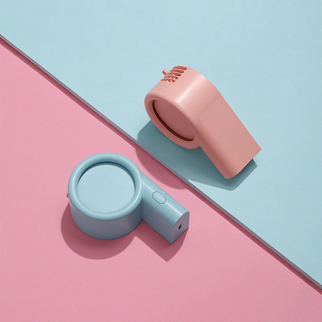 비엠 속눈썹송풍기 속눈썹연장 호루라기송풍기 휴대용 전동미니선풍기, 1개, 블루