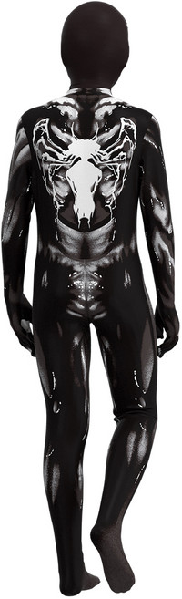 베놈 코스프레 세트 전신 슈트 코스튬 의류 블랙 수트 할로윈 의상