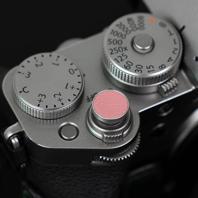 정품 가죽 소프트 셔터 릴리스 단추 후지필름 X100V X-T5 소니 라이카 Q3 D-LUX8 Z f, 06 F, 1개