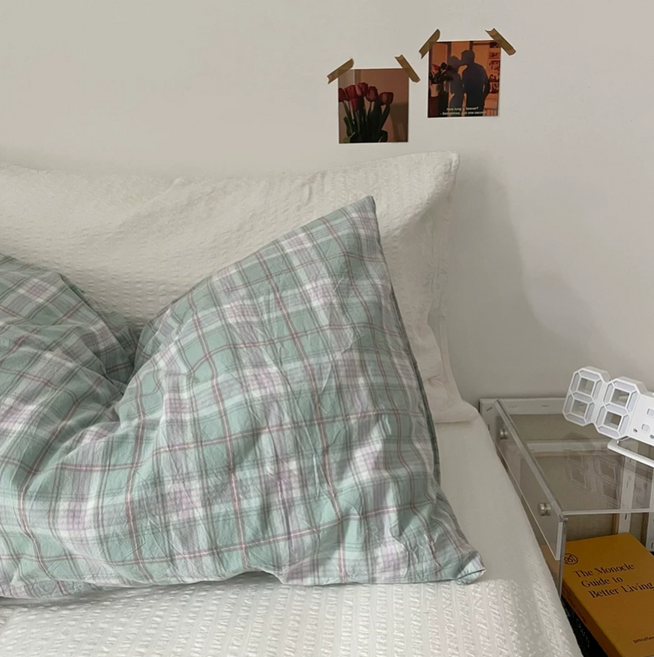 베이직 심플 컬러 베개커버