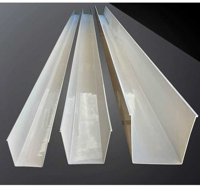 지붕 빗물받이 낙수관 빗물 배수관 물받이 홈통 자재 부속, 플랫 연결 액세서리 소형(미터당/사이즈 문의), 1개