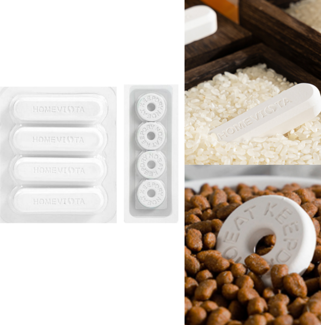 규조토 제습 드라이 블럭 스틱 소형 물먹는 천연 습기제거제, 드라이블럭_원형 B타입, 1개