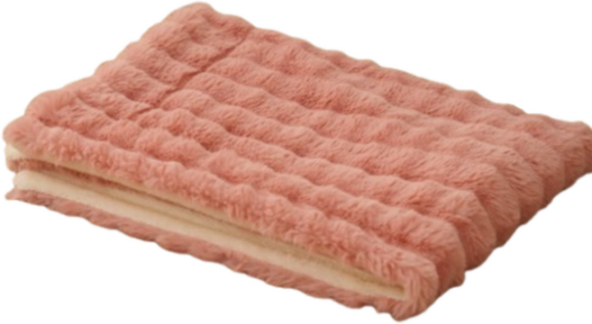 고양이 담요 매트 사계절 극세사 강아지 반려동물 이불, 1개, 핑크