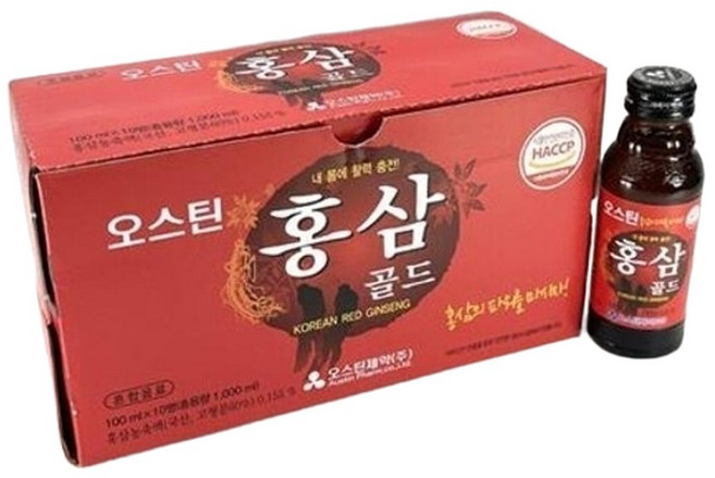 유로메디 오스틴 홍삼골드 100ml 10병, 기본, 10개