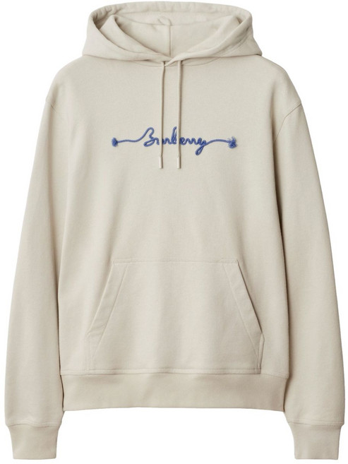 버버리 로고 코튼 후디