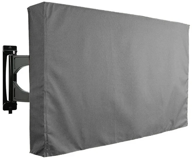 야외 수영장 비바람에 견디는 TV 커버 화면 보호 방진 및 일반 가구, 10 46 inch to 48 inch, 01 grey