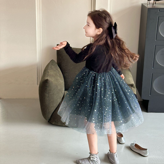 해피델리 문스타 반짝 샤 원피스