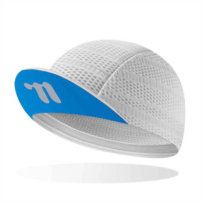 WEST BIKING 접이가능한 가장자리를 가진 자전거 모자 여름 초경량 메쉬 호흡 스포츠 모자 유니섹스 편평한 비저 얼음 실크 냉각한 모자, 1개, White