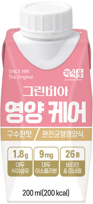 그린비아 영양케어 구수한맛 완전균형영양식, 200ml, 30개