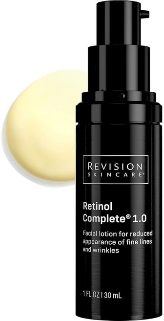 Revision Skincare 레티놀 컴플리트 1.0 밝고 매끄러운 피부 질감 레티놀로 피부의 수분 레벨을 높여 건조함을 하고 줄입니다 29.6ml(1온스), 29.6ml