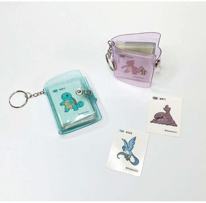 슬소생 띠부씰북 미니 띠부실 포켓몬 앨범 포켓몬빵 산리오 증사 바인더 증명사진 포토북 콜렉터북 컬렉션북 콜북 미니띠부씰북, 핑크(펄)