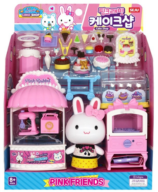 세주 핑크래빗 케이크샵, 1개, 단품