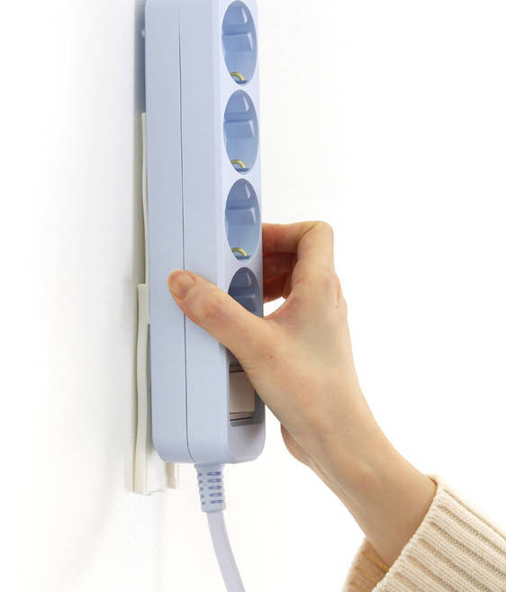 아이정 더편한 멀티탭 고정홀더 2개입