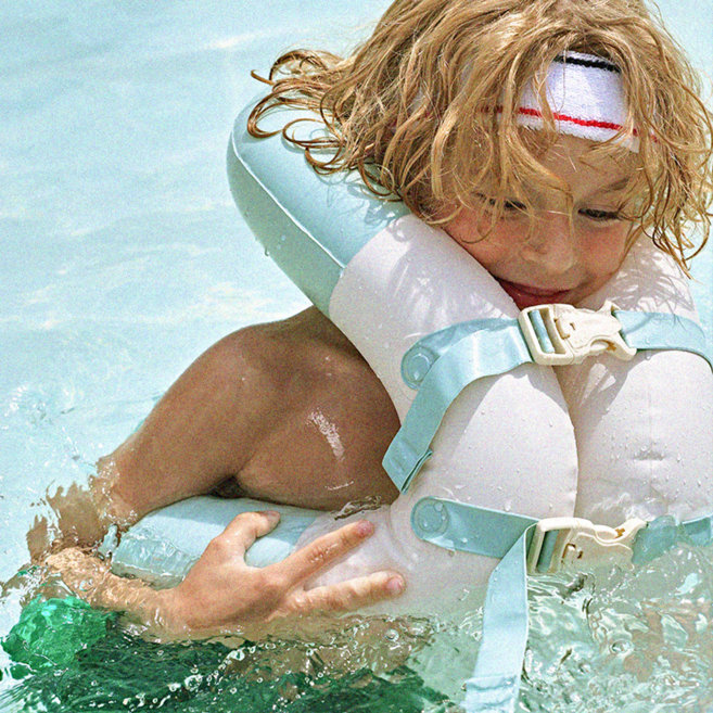 오우아스튜디오 넥튜브 착용형 조끼 아동 성인, 노르딕 민트, 1개