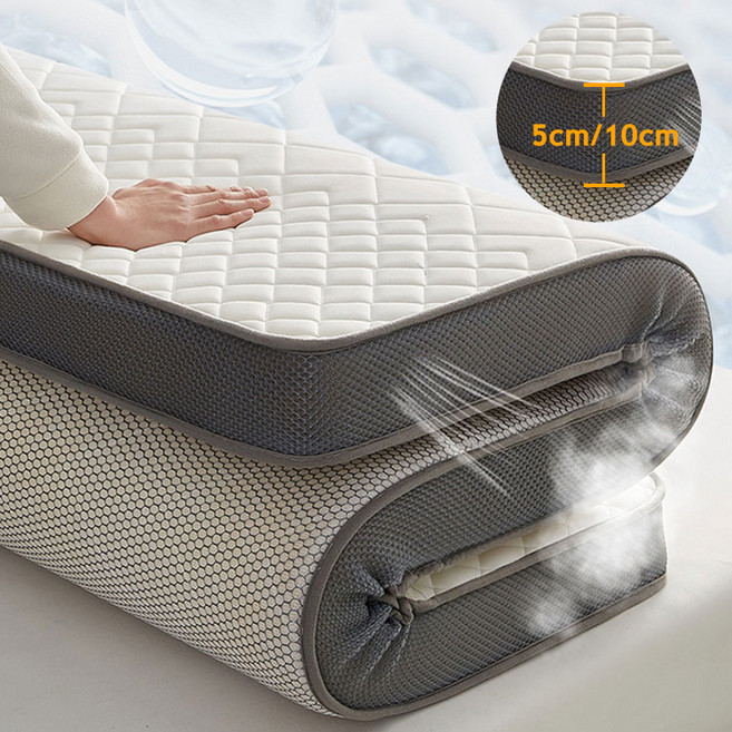 네루양품 라텍스 매트리스 바닥 침대 접이식 토퍼 수면매트 푹신탄탄 매트릭스