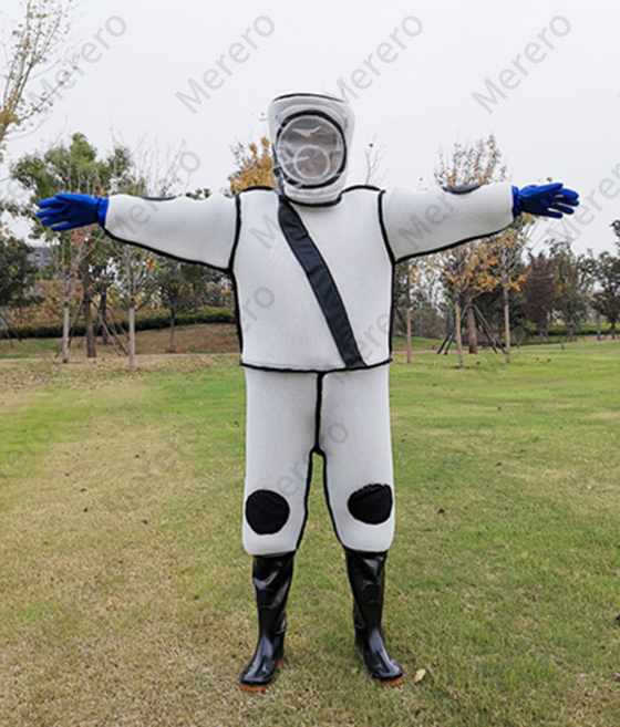 장수말벌 퇴치복 보호복 양봉장 특수 벌초 제거복 장수, 1개, 볼록 S 145-160cm 40사이즈