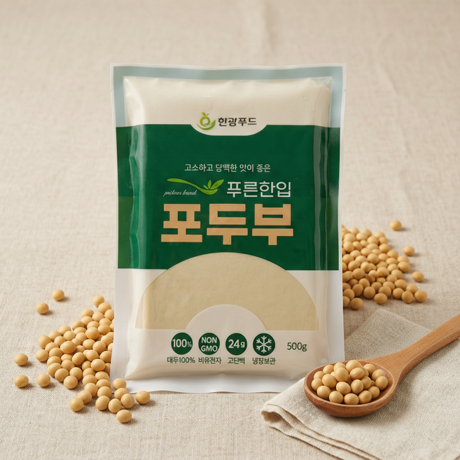 한광푸드 저칼로리 신선고단백 포두부, 2개, 500g