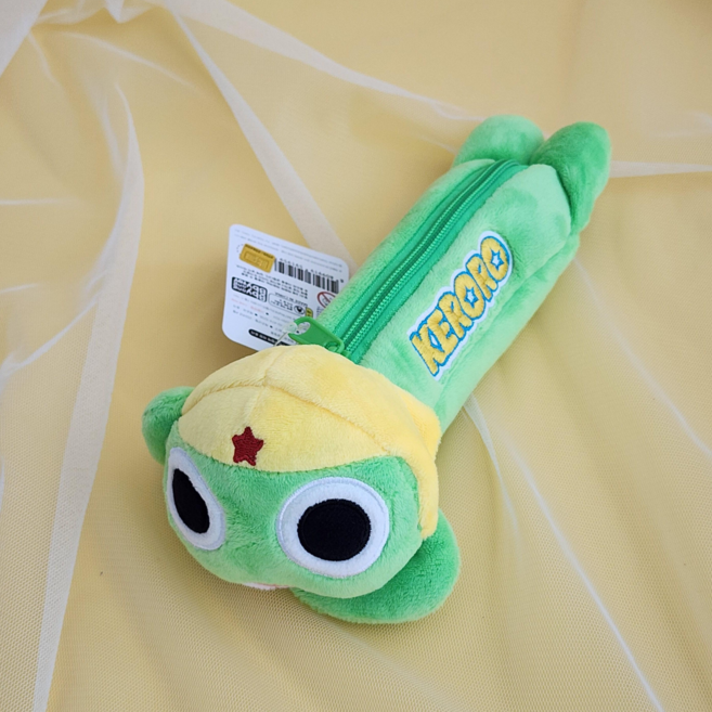BSC 산리오 개구리 중사 케로로 필통 25cm 개구리인형, 1. 케로로 필통, 1개