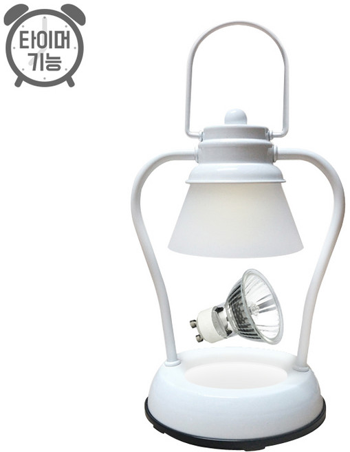 국내제작 타이머 빛조절 미니 캔들워머 (단품), 타이머 미니워머(화이트 단품)