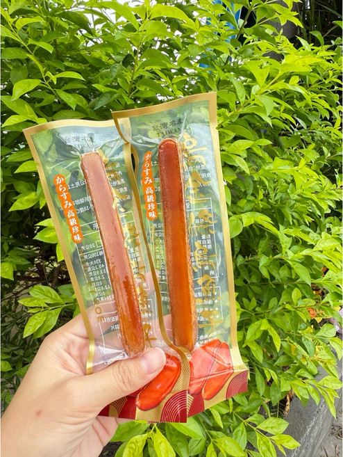 源味蟳鮮 豪邁烏魚子禮盒 雲林口湖產地直送, 1個, 2條嚐鮮價（單賣不秤重）, 烏金條嘗鮮