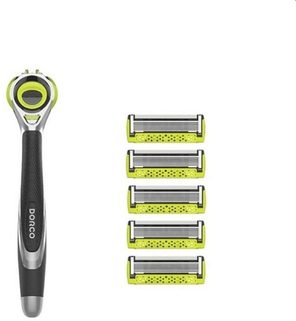 도루코 페이스 3D Motion(모션) 7중날 면도기 본체1개 + 면도날 총5개 신형 알뜰세트, 1개, 1세트