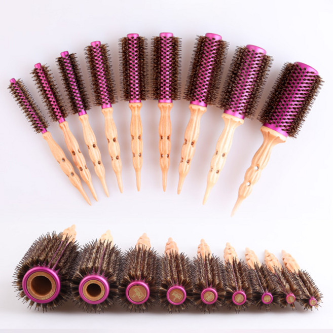 다주자 스피드 엔틱 헤어 포킹 돈모 롤 브러쉬, 미니, 1개