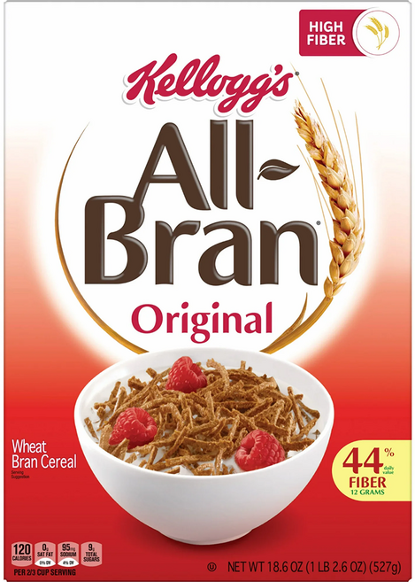 Kellogg 켈로그 올 브랜 오리지널 시리얼, 1개, 527g