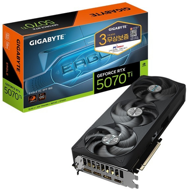 [GIGABYTE] 지포스 RTX 5070 Ti EAGLE OC SFF D7 16GB 피씨디렉트