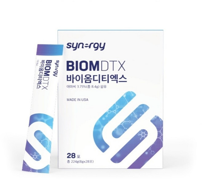 시너지 바이옴 DTX 영양제, 28개, 8g