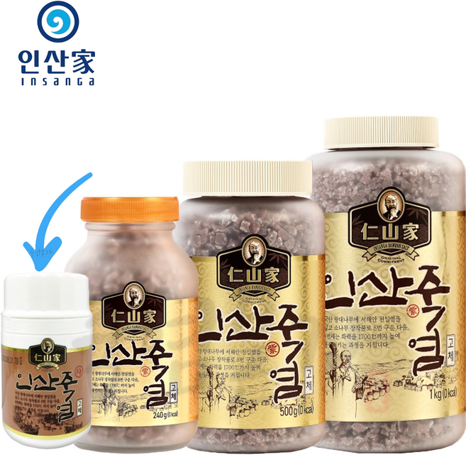 인산가 자죽염 고체 80g + 휴대용기 1개 + 맛보기 죽염건빵 1개 / 죽염본가 인산죽염 [정품 판매자 사업자 번호 : 660-58-00496]
